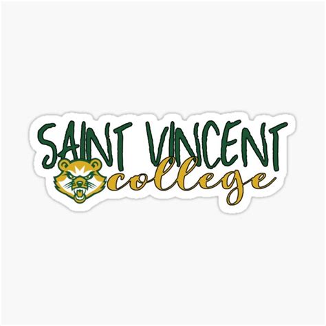 "Saint Vincent College" Sticker for Sale by vmpdoodles | Redbubble