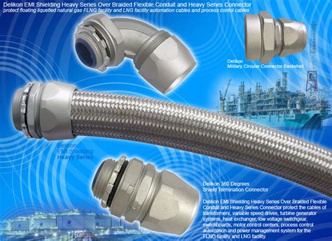 Delikon EMI Shielding Heavy Series Over Braided Flexible Conduit And