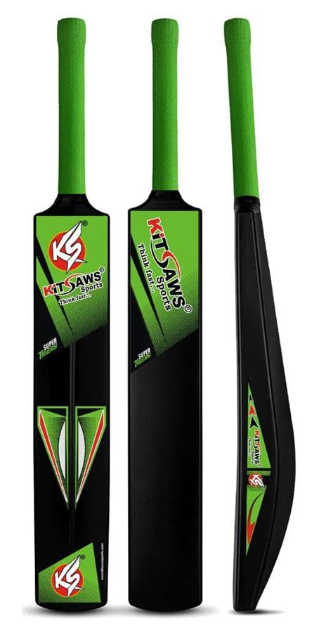 Kitsaws Sports Heavy Duty Plastic Cricket Bat Full Size X