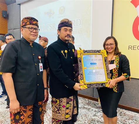 Pt Sucofindo Cabang Denpasar Raih Gold Award Dalam Penghargaan Bumn Csr