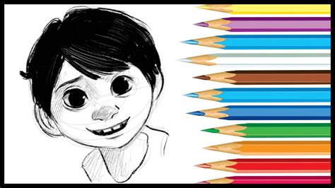 How To Draw Miguel From Coco Youtube