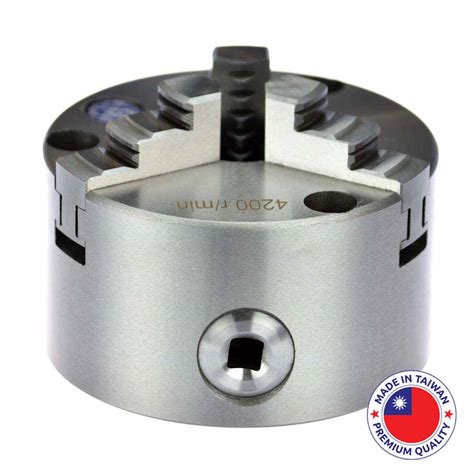 Vertex 130mm 3 Jaw Self Centering Lathe Chuck Plain Back General Tools