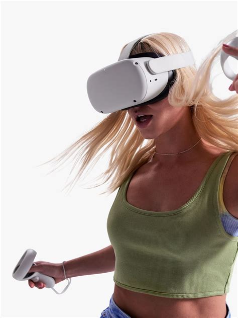 Meta Quest All In One Virtual Reality Headset And Controllers Gb