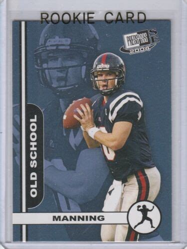 Eli Manning Rookie Card 2004 Old School Rc New York Giants Football Old