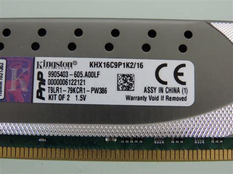 Kingston Hyperx Gaming Memory 16gb Kit 2 X 8gb Ddr3 1600mhz