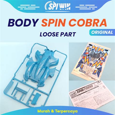 Tamiya SPIN COBRA Body ORIGINAL Mini 4WD Loose Part Kit Shopee