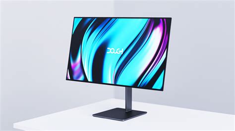 Dough Spectrum Oled Hz Monitor Is A Minimalist Glossy Coated