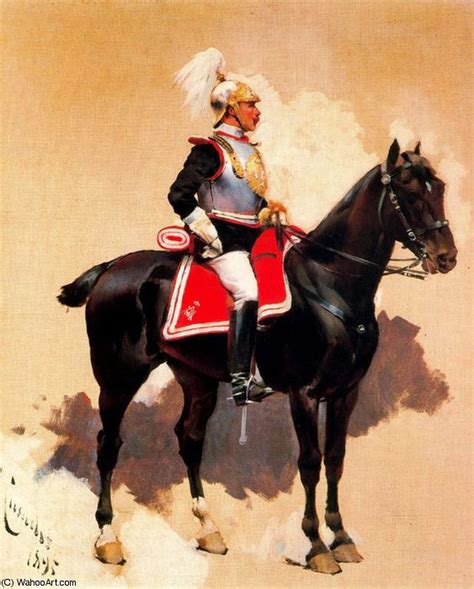 Artwork Replica Cuirassier By Josep Cusachs I France