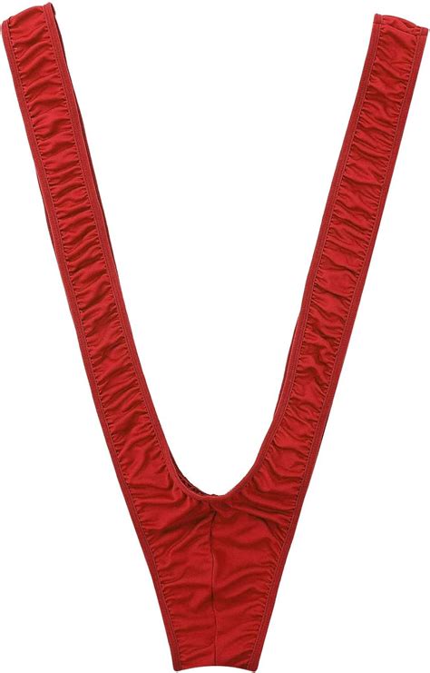 RANRANRANN Mankini Homme Maillot de Bain Short de Plage String Homme Sexy Hot Léopard Tanga pour