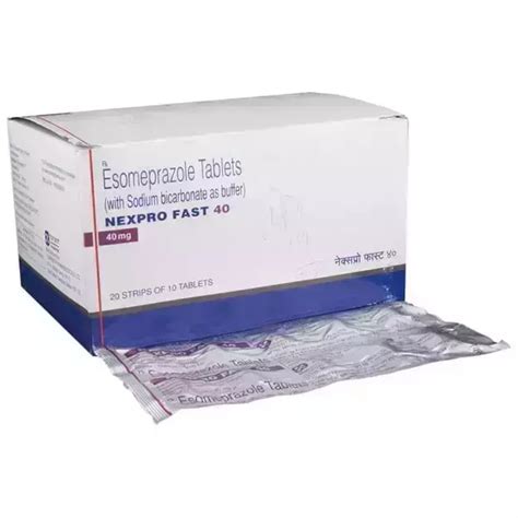 Nexpro Fast 40 Tablet Uses Price Dosage Side Effects Substitute