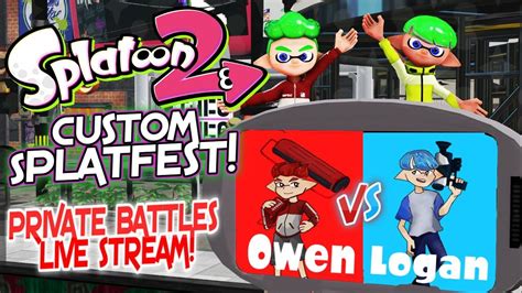 Splatoon 2 Owen V Logan Splatfest Private Battles And Ranked Battles