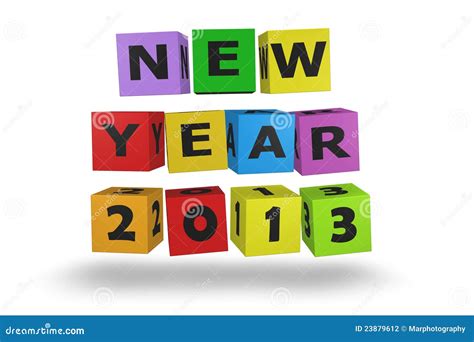 2013 New Year Stock Illustration Illustration Of Date 23879612