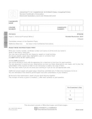 Fillable Online Cie Org As Listed In The Confidential Instructions Fax