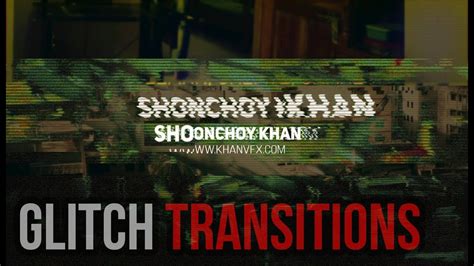 Awesome Glitch Transition After Effects Youtube