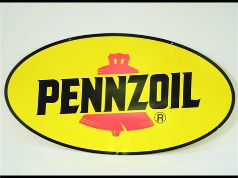 A Plastic Pennzoil Advertising Sign Auburn Fall 2016 RM Sotheby S