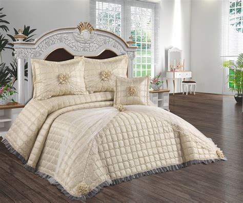 Покрывало Стеганое 260x260 см с 3-я Наволочками ELEGANT Оптом Турция