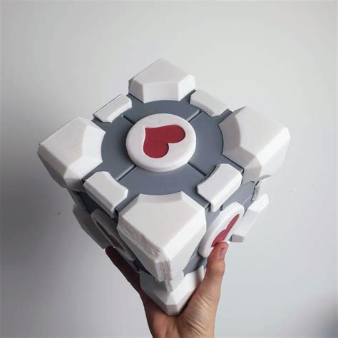 3d Printing Portal Companion Cube Easy To Print No Painting • Made With Ender 3 Pro