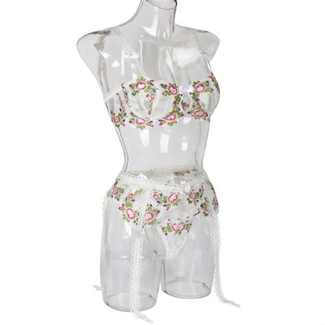 Black I Lace Bra And Panty Set Perspective Costumes Lingerie Set Underwear Dress Lingerie For