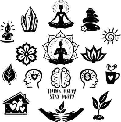 Yoga Spiritual Symbols Vector Art, Icons, and Graphics for Free Download