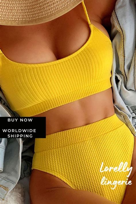 Two Piece Bandeau Swimsuit Cheeky High Waist Bikini Set Artofit