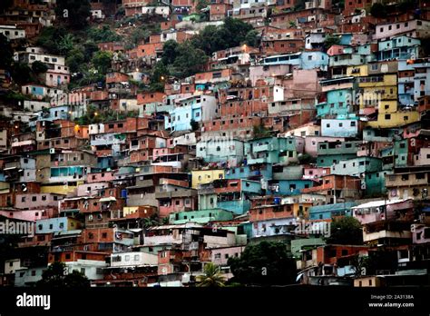 A barrio neighborhood in Caracas Stock Photo - Alamy