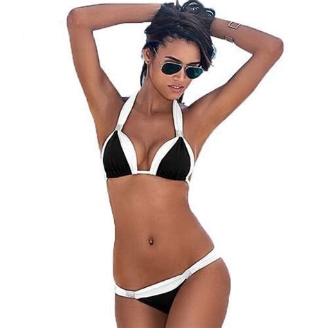 Sexy Hung Hollow Tube Top Neck Bikini Set Beachwear And Bikini Price