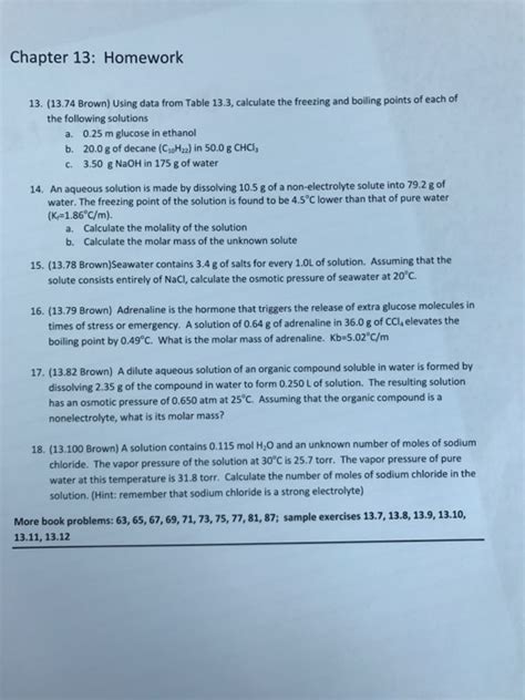 Chapter 13: Homework 13.1: The Solution Process | Chegg.com 