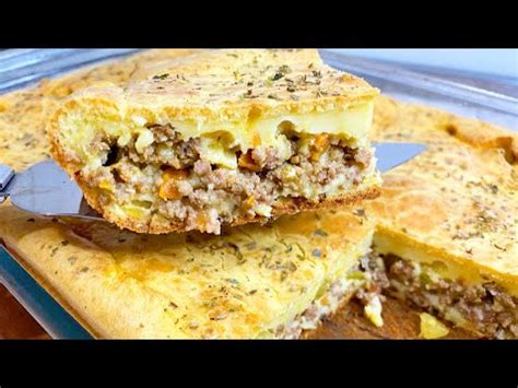 Torta De Liquidificador Carne Mo Da Legumes Receita F Cil Youtube