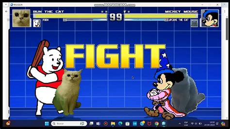 Mugen 3 Bun The Cat And Winnie The Pooh Vs Mickey Vs Cupcake The Cat