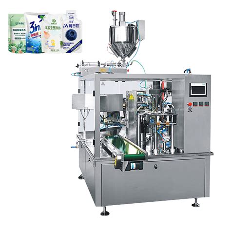 Automatic Liquid Premade Bag Detergent Laundry Doypack Packing Machine