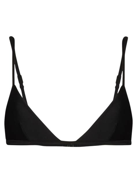 Matteau Black Petite Triangle Bikini Top Matteau