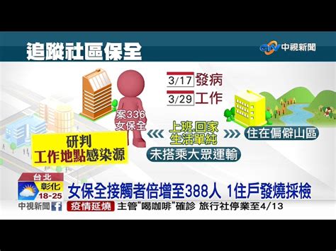 確診女保全住偏僻山區 判感染源是工作地│中視新聞 20200404