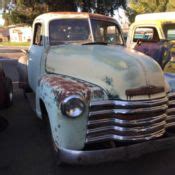 1951 Chevy 5 Window Truck Flatbed Original Paint Very Solid Rat Rod