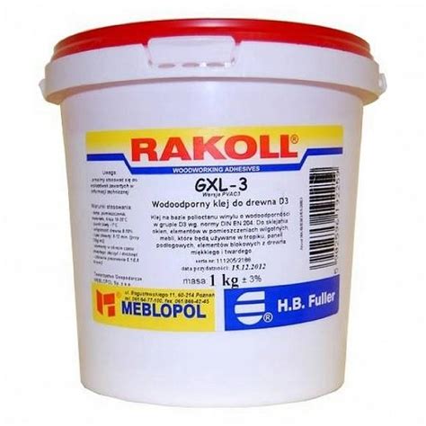 Klej Do Drewna Rakoll RAKOL GXL 3 1KG 1000 Ml 12082998119 Oficjalne