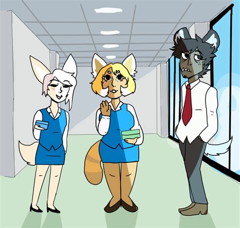 Aggretsuko Human Version By Lenazzz On Deviantart