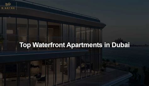 Waterfront Apartments in Dubai Archives - Binayah Properties