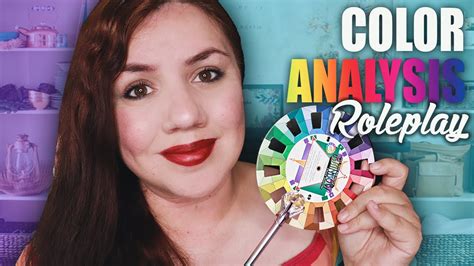 Asmr Detailed Color Analysis For Your Makeup Roleplay Youtube