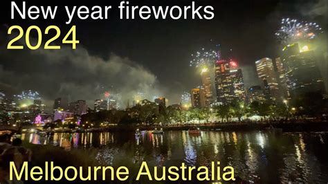 New Year Fireworks 2024 Melbourne Australia YouTube