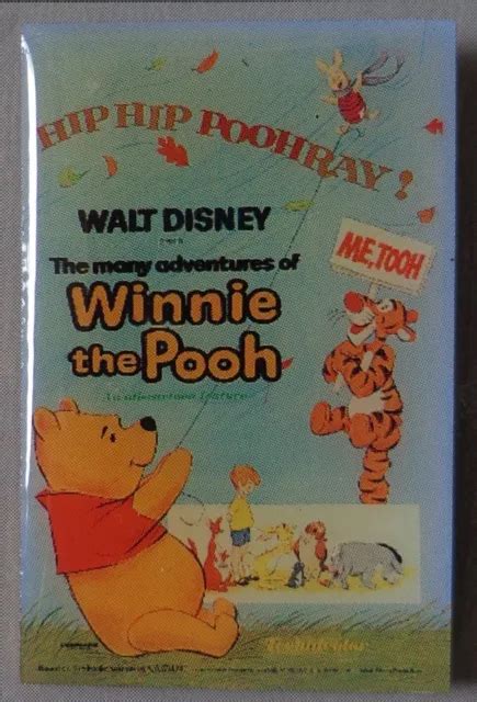 Disney Many Adventures Of Winnie The Pooh Movie Poster Pin Japan Le