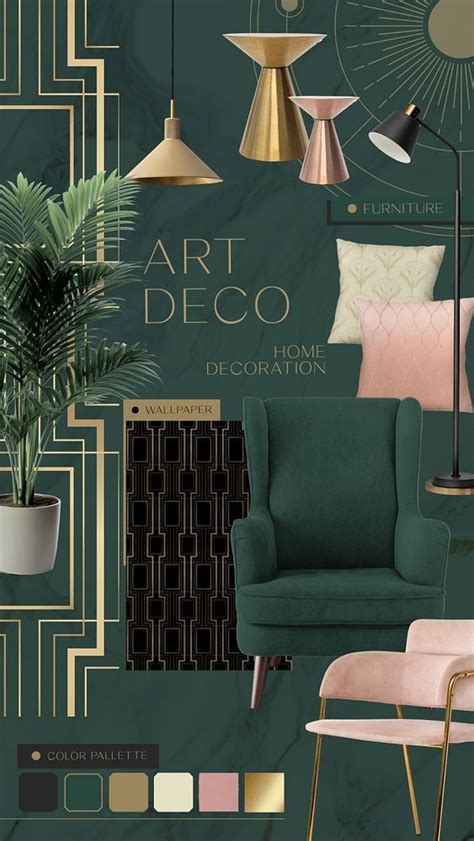 Art Deco Mood Board Interior Design Artofit