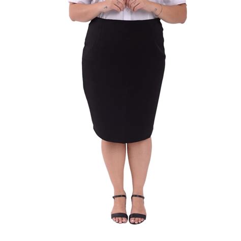 Saia Social Plus Size - Saia social plus size clássica conforto qualidade e elegância | Shopee ...