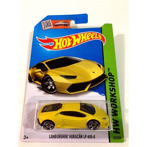 Jual Hot Wheels HW 2015 222 Yellow Lamborghini Huracan LP 610 4 Shopee Indonesia