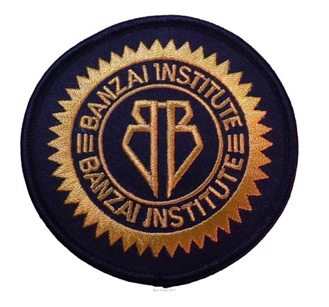 Buckaroo Banzai Institute Logo 3 Diameter Embroidered Patch