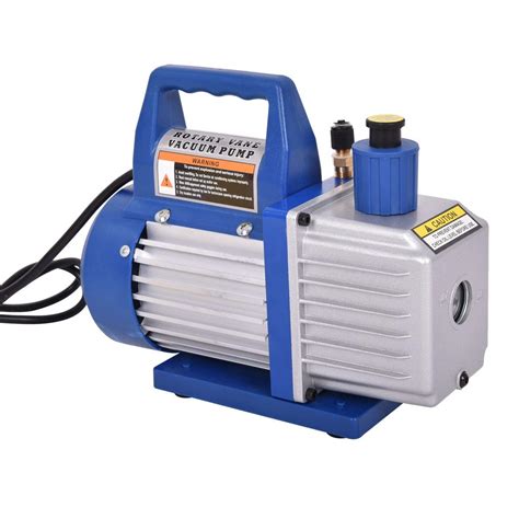 Single Stage Hp Cfm Rotary Vane Deep Vacuum Pump Hvac Ac Air Tool