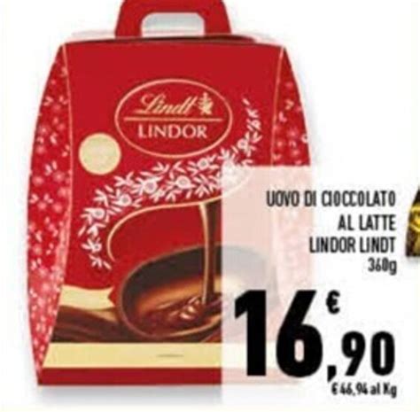 Lindt Lindor Uovo Di Cioccolato Al Latte 360 G Offerta Di Conad Superstore