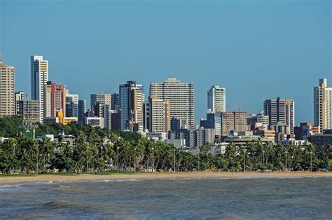 Premium Photo Joao Pessoa Paraiba Brazil On August 23 2012 Buildings And Beach Of Cabo Branco