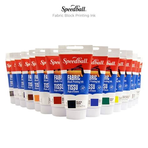 Speedball Fabric Block Printing Inks Block Printing Ink