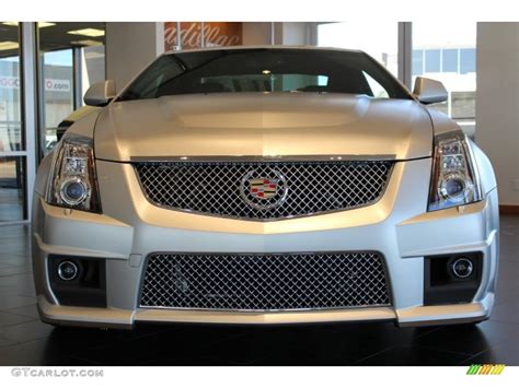 Silver Frost Matte 2013 Cadillac CTS V Coupe Silver Frost Edition