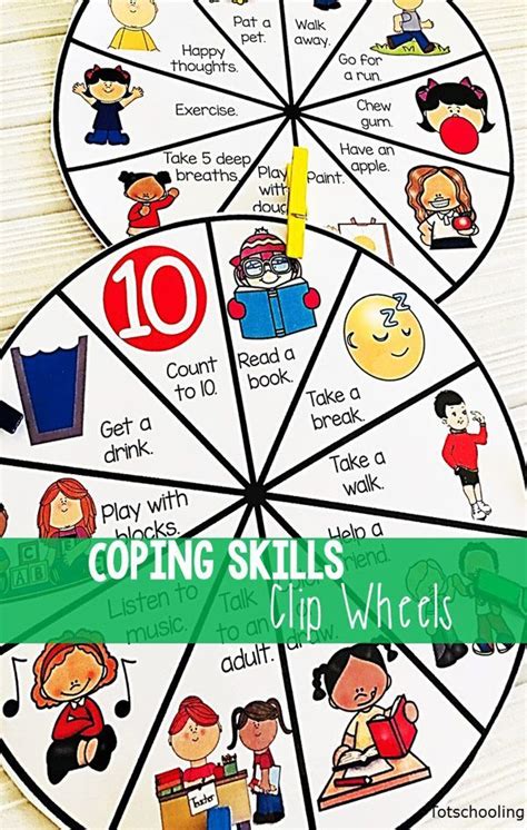 Printable Coping Strategies Wheel Printable Calendars At A Glance