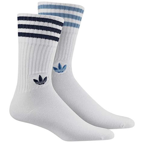 Adidas Originals Solid Crew Socks 2 Pack Socken Navywhite Fun Sport